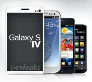 Samsung Galaxy S IV imagen filtrada comparación con anteriores Galaxy S I, II y III