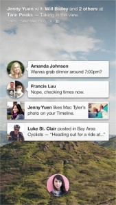 Facebook Home pantalla para Android