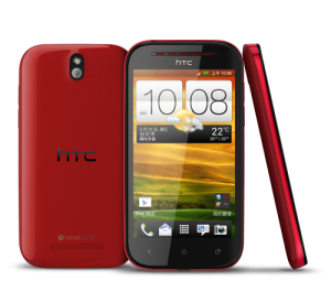 HTC Desire P color rojo