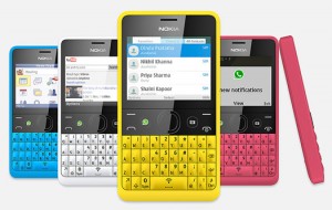 Nokia Asha 210 con Qwerty y tecla WhatsApp colores