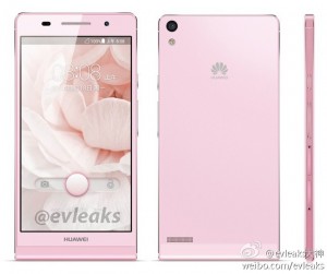 Huawei Ascend P6 oficial color Rosa Pink