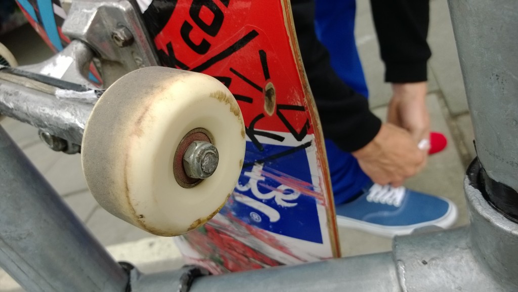 Nokia fotos tomadas con el Lumia 925 Skateboard rueda, patineta