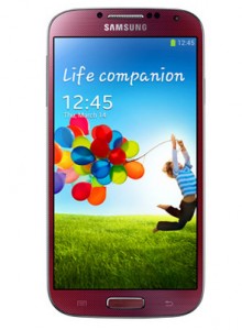 Samsung Galaxy S4 Red Aurora Rojo