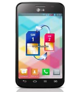 LG Optimus L4dual-SIM color negro black