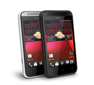 HTC Desire 200 oficial color negro y color blanco