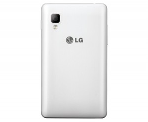 LG Optimus L4X en México color blanco cámara