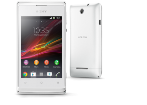 Sony Xperia E ya en México con Telcel color blanco
