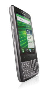 Motorola XT627 Kairos de lado pantalla