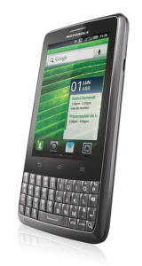Motorola XT627 Kairos de lado pantalla teclado