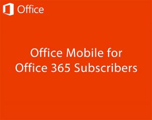 Office Mobile para Office 365 Android app Logos