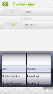 Kiwilimón app para iPhone Convertidor