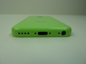 iPhone 5C color verde brillante Green inferior