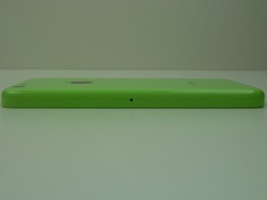 iPhone 5C color verde brillante Green de lado