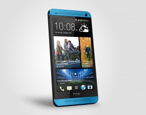 HTC One en color azul vívido Vivid Blue
