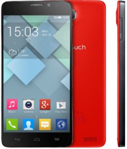 Alcatel One Touch Idol X color rojo