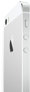 Apple iPhone 5S color plata botones