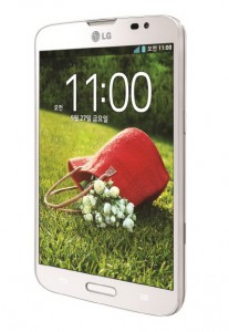 LG Vu 3 pantalla de lado