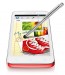 Alcatel One Touch Scribe OT-8000 color rojo con Stylus