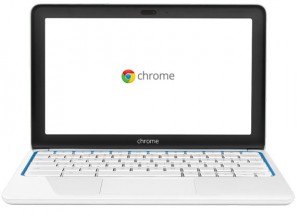 HP Chromebook 11 con Chrome OS color blanco azul