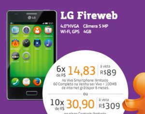 LG Fireweb D300 en Vivo