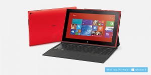 Nokia Lumia 2520 tablet Windows RT color rojo