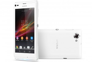 Sony Xperia L en México con Iusacell color blanco