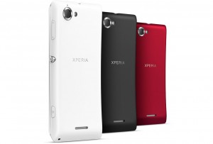 Sony Xperia L en México con Iusacell color blanco, negro y rojo