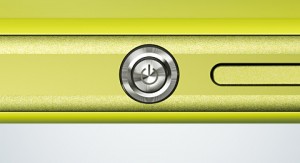 El Xperia Z1 f color amarillo
