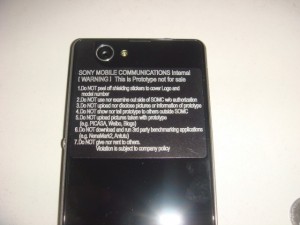 Sony Xperia Z1S D5503 cámara y Flash Dual
