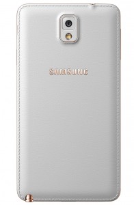 El Samsung Galaxy Note 3 color Rosa Oro Rose Gold cámara trasera