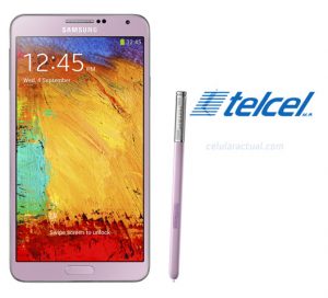 El Samsung Galaxy Note 3 color Rosa ya en Telcel