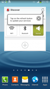 Samsung Galaxy S III con Android 4.3 Jelly Bean pantalla 2