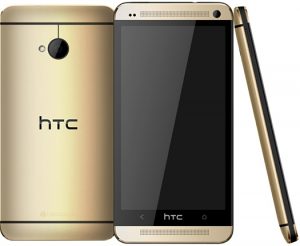 HTC One gold color oro