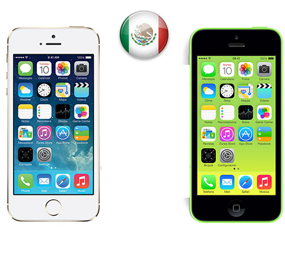 iPhone 5S y iPhone 5C en Telcel, Iusacell y Movistar