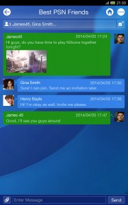 Sony Sony PlayStation App chat