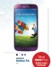 El Samsung Galaxy S4 color morado (Purple Mirage) en México con Telcel póster catálogo 2013