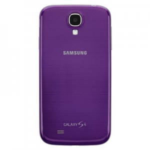 El Samsung Galaxy S4 color morado Purple Mirage en México con Telcel cámara trasera