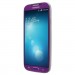 El Samsung Galaxy S4 color morado Purple Mirage en México con Telcel pantalla de lado