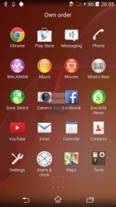 Xperia Sirius D6503 pantalla screenshot Android 4.4 KitKat Apps transparente 01