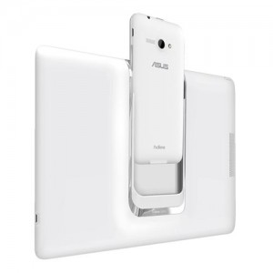 ASUS PadFone E en Padfone Station color blanco white