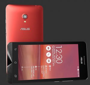 Asus Zenfone 6 phablet color rojo