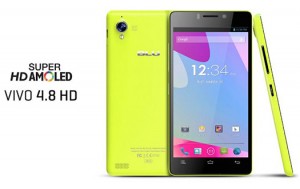 BLU Vivo 4.8 HD color Amarillo Neón Enérgico