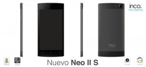 Inco Neo II S en México pantalla y cámara