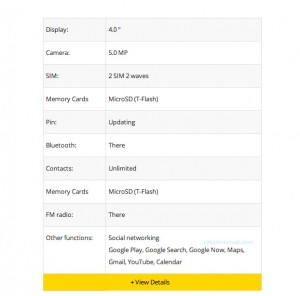 Nokia Normandy en thegioididong captura Especificaciones
