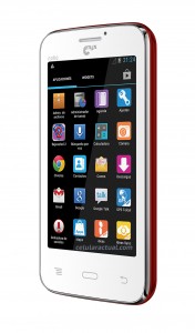 Nyx Noba en México con Telcel color rojo pantalla