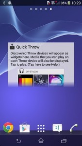 Sony Xperia Z2 interfaz de usuario filtrada quick Throw