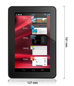 Alcatel Evo 7 tablet en México con Telcel dimensiones