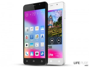 Blu Life Pure Mini con pantalla HD IPS OGS negro y blanco