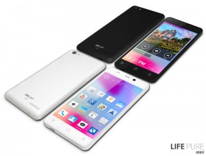 Blu Life Pure Mini con pantalla HD IPS OGS negro y blanco completo