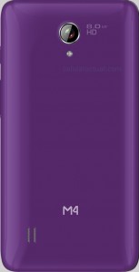 M4Tel M4Live SS1060 color morado cámara trasera 8 MP HD